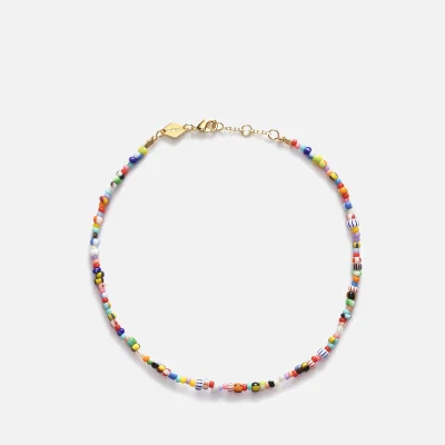 Anni Lu Women's Pearly Alaia Anklet - Multi