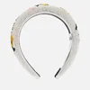 Ganni Women's Padded Beaded Hairband - Egret - Image 1