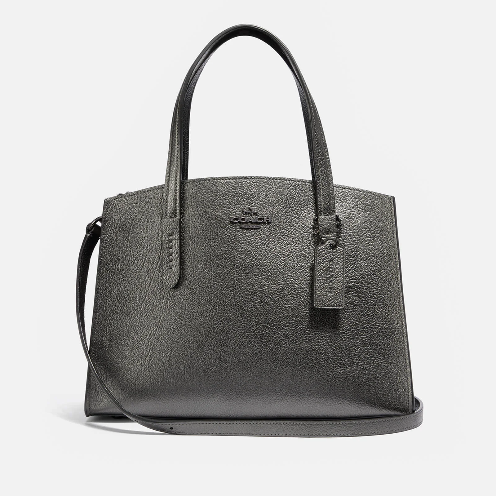 Coach Women's Charlie 28 Carryall Bag - Metallic Graphite Image 1