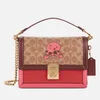 Coach 1941 Women's Signature Horse and Carriage 2 by Guang Yu Hutton Shoulder Bag - Tan Confetti Pink Multi - Image 1