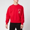 AMI Men's De Coeur Sweatshirt - Rouge - Image 1