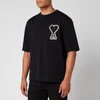 AMI Men's De Coeur T-Shirt - Black - Image 1