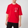 AMI Men's De Coeur T-Shirt - Rouge - Image 1
