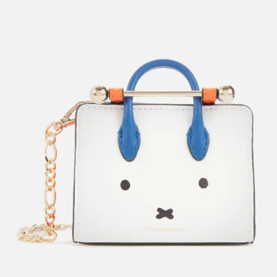 Strathberry X Miffy Women's Face Miniature Tote - White/Cobalt/Maple