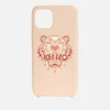 KENZO iPhone 11 Pro Silicone Tiger Phone Case - Pastel Pink - Image 1