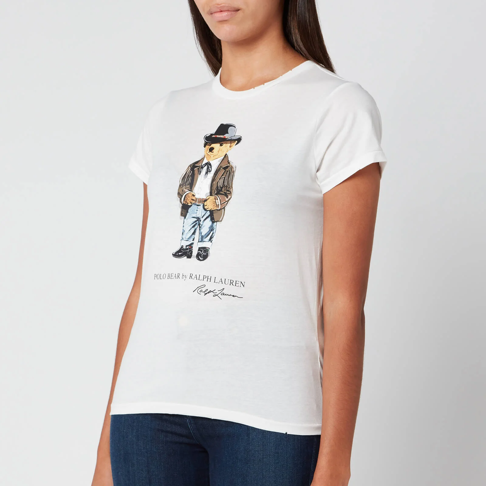Polo Ralph Lauren Women's Cowboy Bear T-Shirt - Nevis Image 1