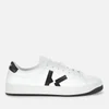 KENZO Women's Logo Leather Low Top Trainers - White - Image 1