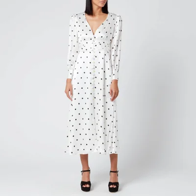Olivia Rubin Women's Valentina Dress - White Polka Dot