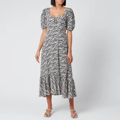 Faithfull The Brand Women's Gabriela Midi Dress - Blance Animal Print