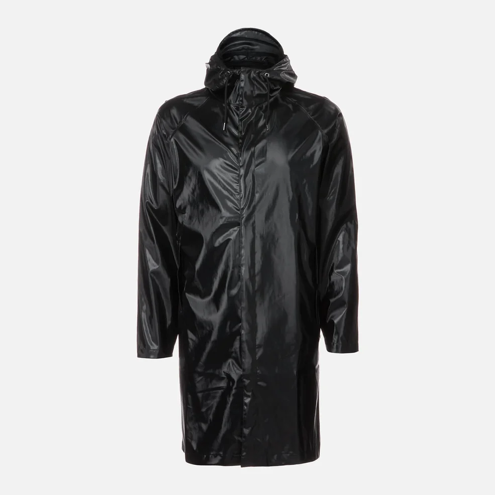 Rains Coat - Shiny Black Image 1