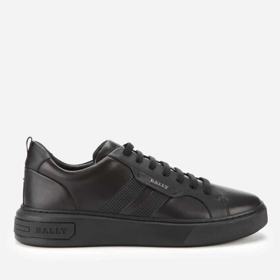 Bally Men's Maxim Leather Trainers - Black Image 1