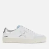 Axel Arigato Women's Clean 90 Triple Bird Leather Cupsole Trainers - White/Silver/Dusty Blue - Image 1