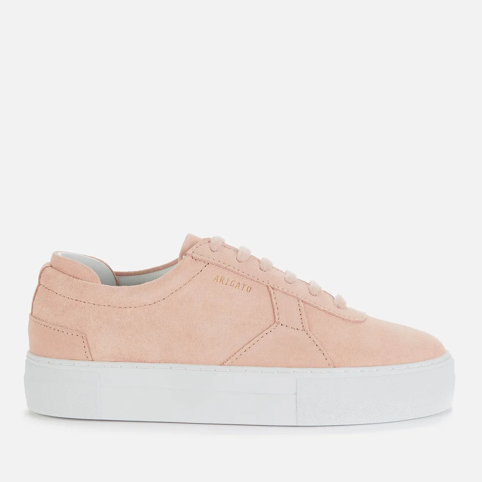 Axel Arigato Women's Platform Suede Trainers - Pale Pink Image 1