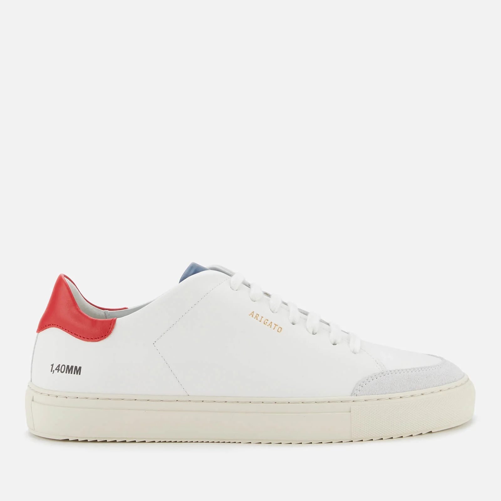 Axel Arigato Men's Clean 90 Triple Leather Cupsole Trainers - White/Red/Blue Image 1