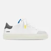 Axel Arigato Kids' Clean 90 Triple Leather Cupsole Trainers - White/Black/Cobalt - Image 1