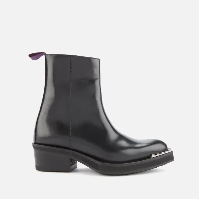 Eytys Women's Romeo Hi Leather Heeled Western Boots - Black