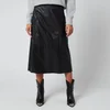 Marant Etoile Women's Domi Faux Leather Mid Skirt - Black - Image 1
