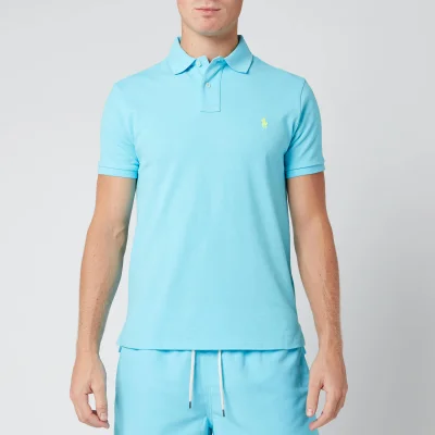 Polo Ralph Lauren Men's Slim Fit Mesh Polo Shirt - French Turquoise
