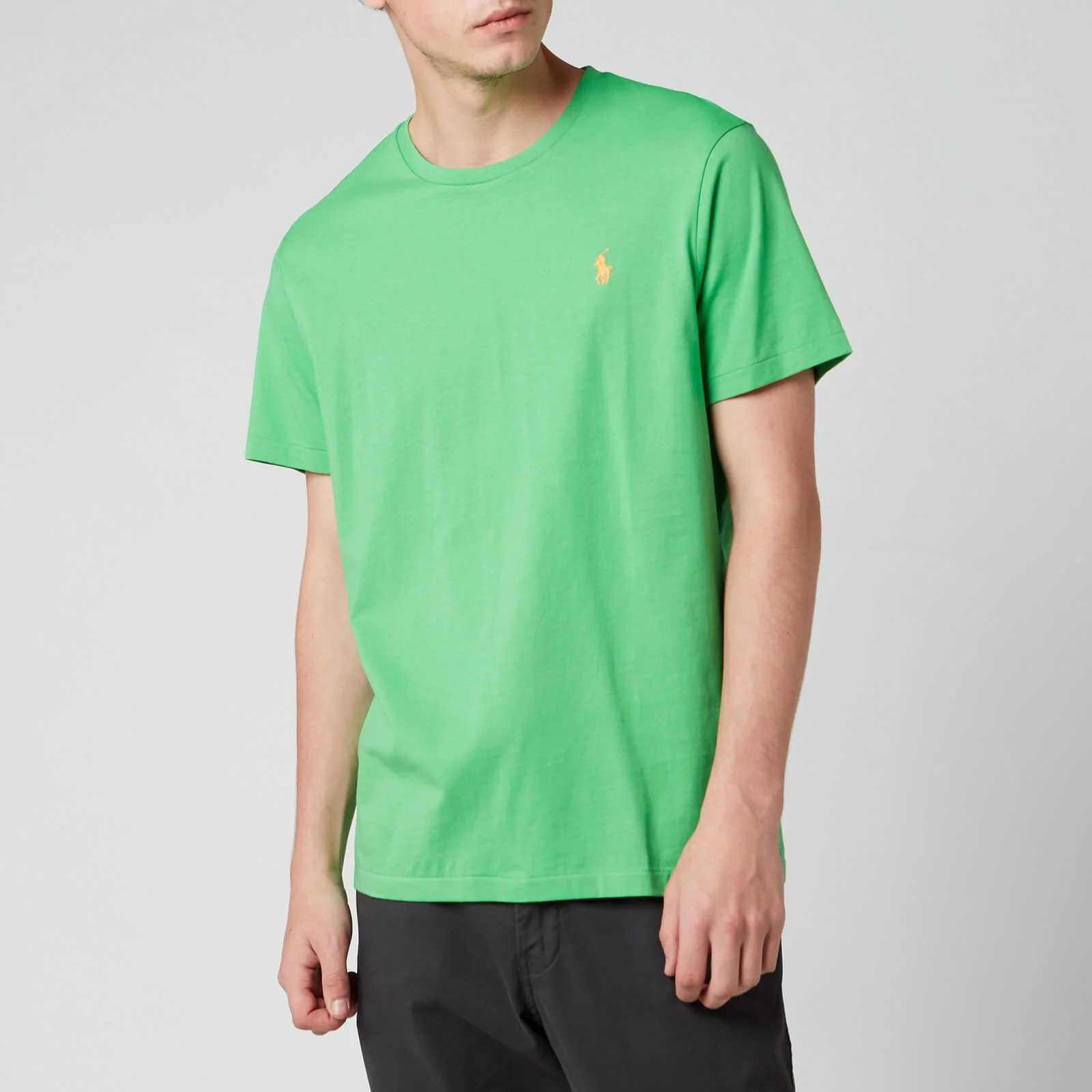 Polo Ralph Lauren Men's Custom Slim Fit T-Shirt - Neon Green Image 1