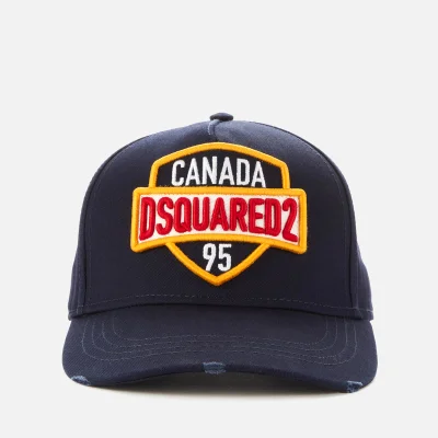 Dsquared2 Men's Patch Embroidered Cap - Navy