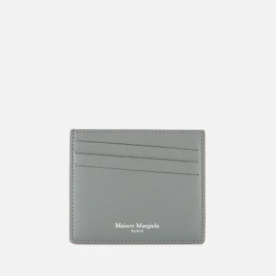 Maison Margiela Men's Leather Cardholder - Wrought Iron