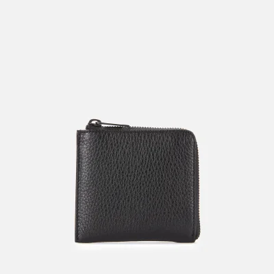 Maison Margiela Men's Leather Zip Wallet - Black