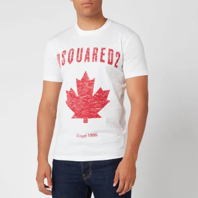 Dsquared2 Men's Cool Fit Maple Logo T-Shirt - White