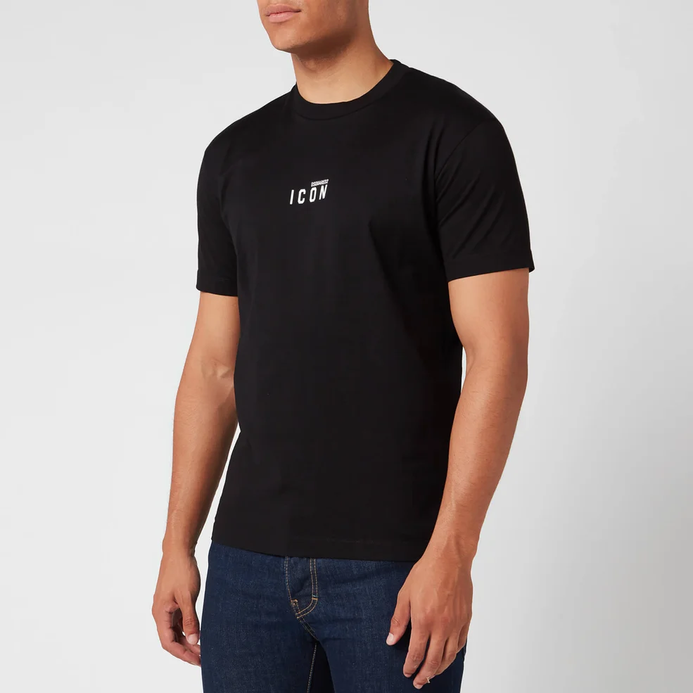 Dsquared2 Men's Cool Fit Centre Logo Icon T-Shirt - Black Image 1