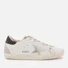 Golden Goose Women's Superstar Leather Trainers - White/Silver/Black - Image 1