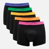 PS Paul Smith Men's 5-Pack Trunk Boxer Shorts - Black/Multi - Image 1