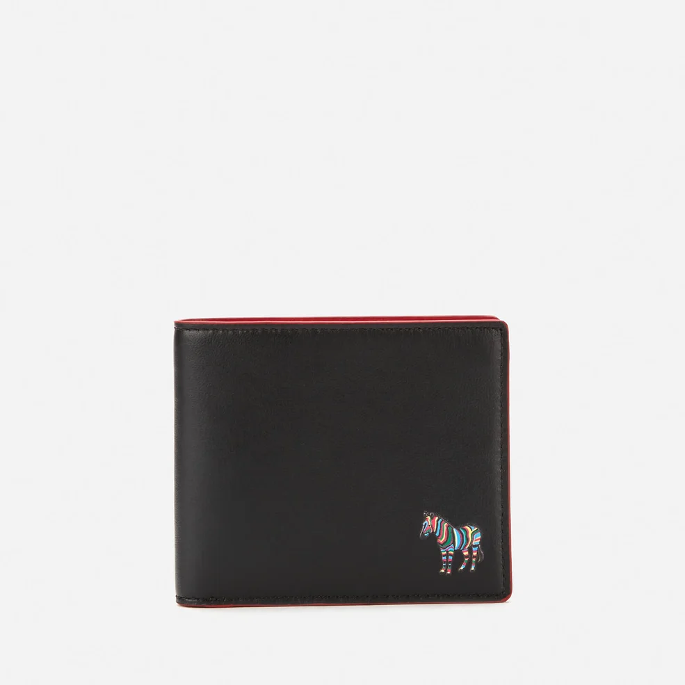 PS Paul Smith Men's Zebra Billfold Wallet - Black Image 1