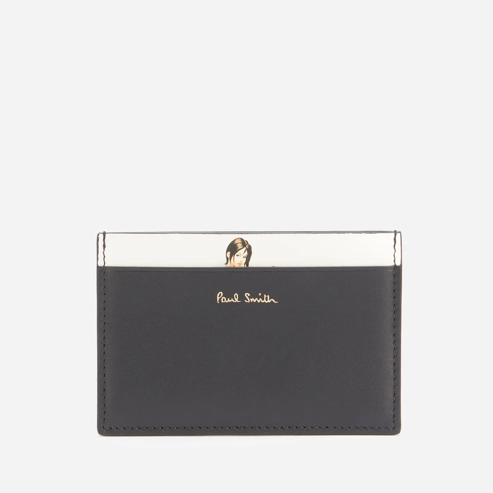 PS Paul Smith Men's Naked Lady Credit Card Case - Black Image 1