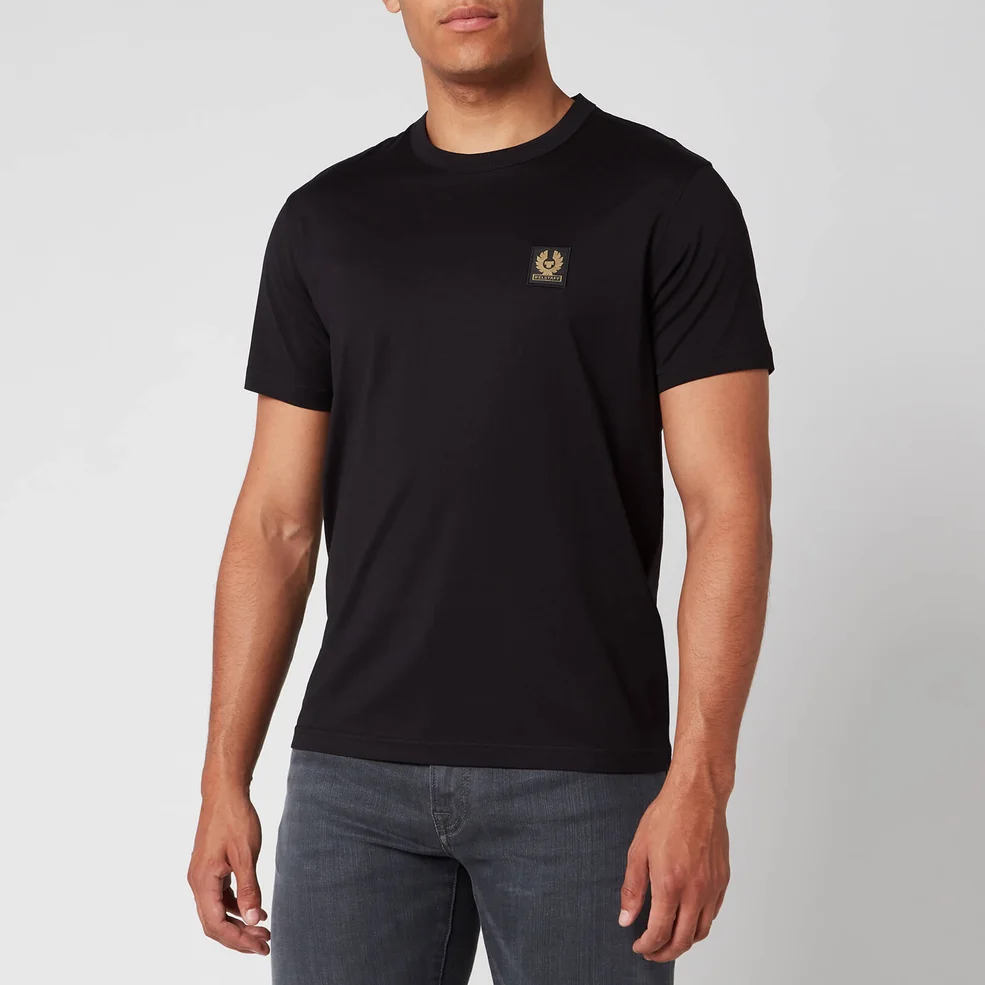 Belstaff Men's Patch Logo T-Shirt - Black Image 1