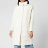 Herno Women's 3/4 Big Hood Wool Coat - Bianco - Image 1