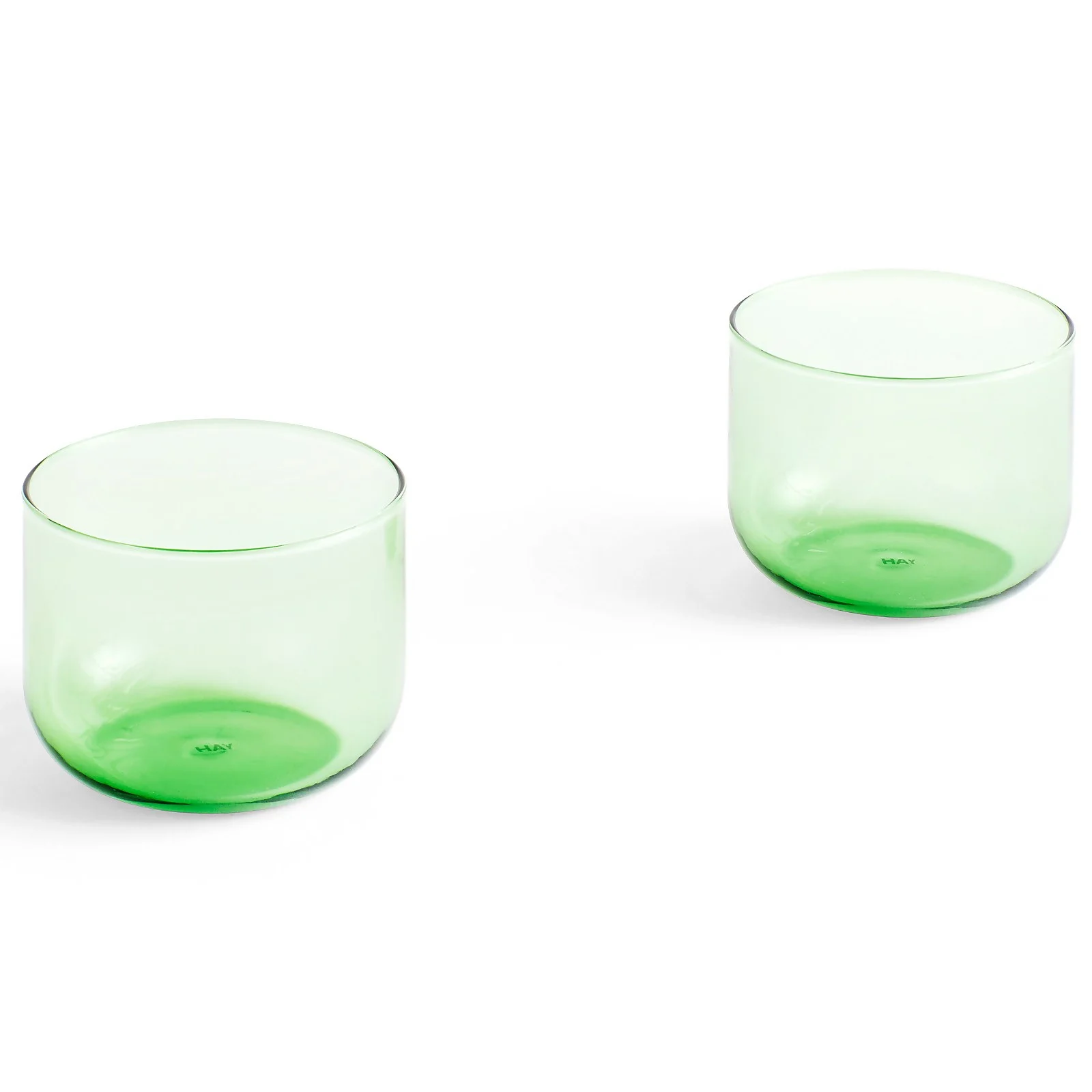 HAY Tint Glass - Green (Set of 2) Image 1