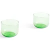 HAY Tint Glass - Green (Set of 2) - Image 1