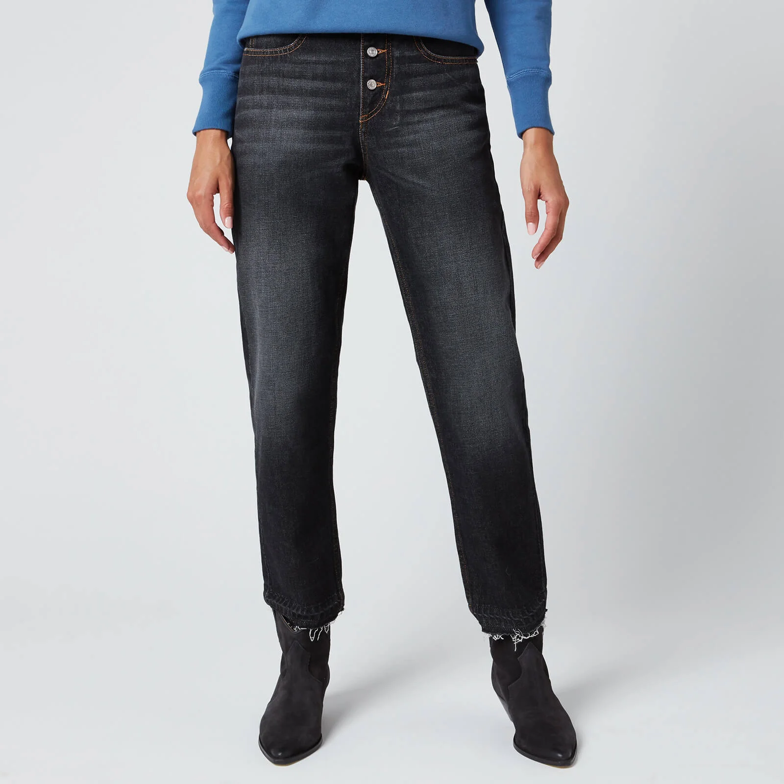 Marant Etoile Women's Belden Jeans - Faded Black Image 1