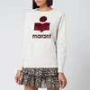 Marant Etoile Women's Milly Sweatshirt - Ecru/Red - Image 1