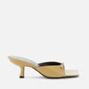 BY FAR Women's Erin Leather Heeled Mules - Yellow - Image 1