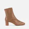 BY FAR Women's Sofia Leather Heeled Boots - Nude - Image 1