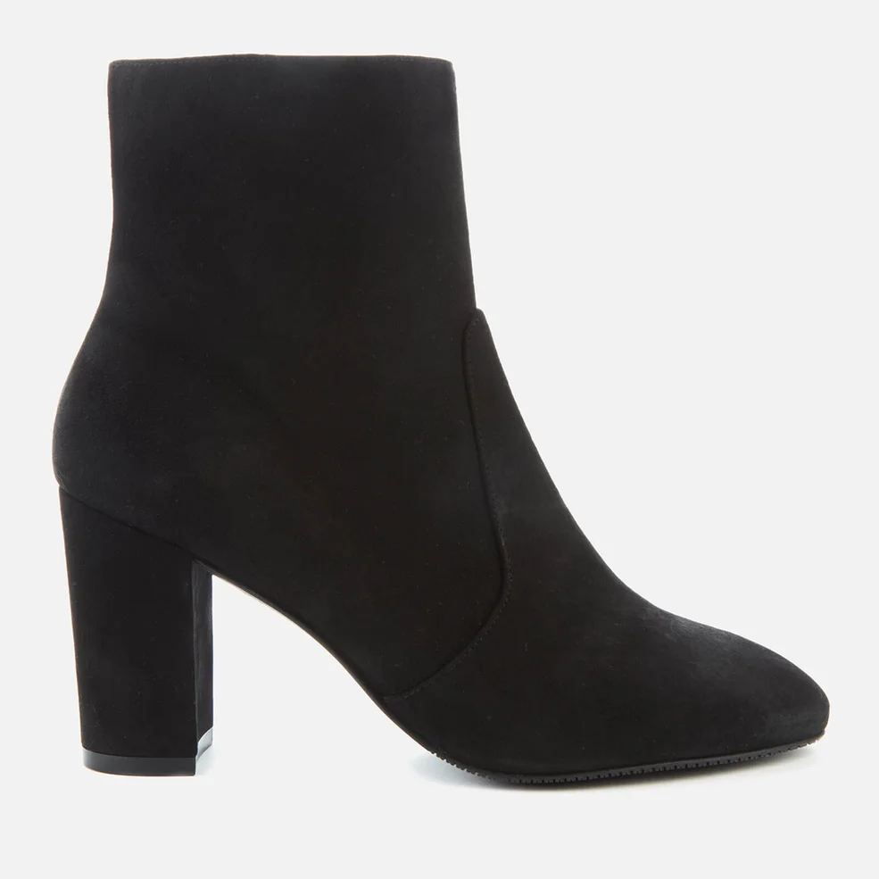 Stuart Weitzman Women's Tinslee 80 Suede Heeled Ankle Boots - Black Image 1