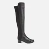 Stuart Weitzman Women's Reserve Leather/Suede Over The Knee Boots - Black - Image 1