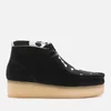 Clarks Originals Women's Wallabee Wedged Boots - Black Cow Print - Image 1