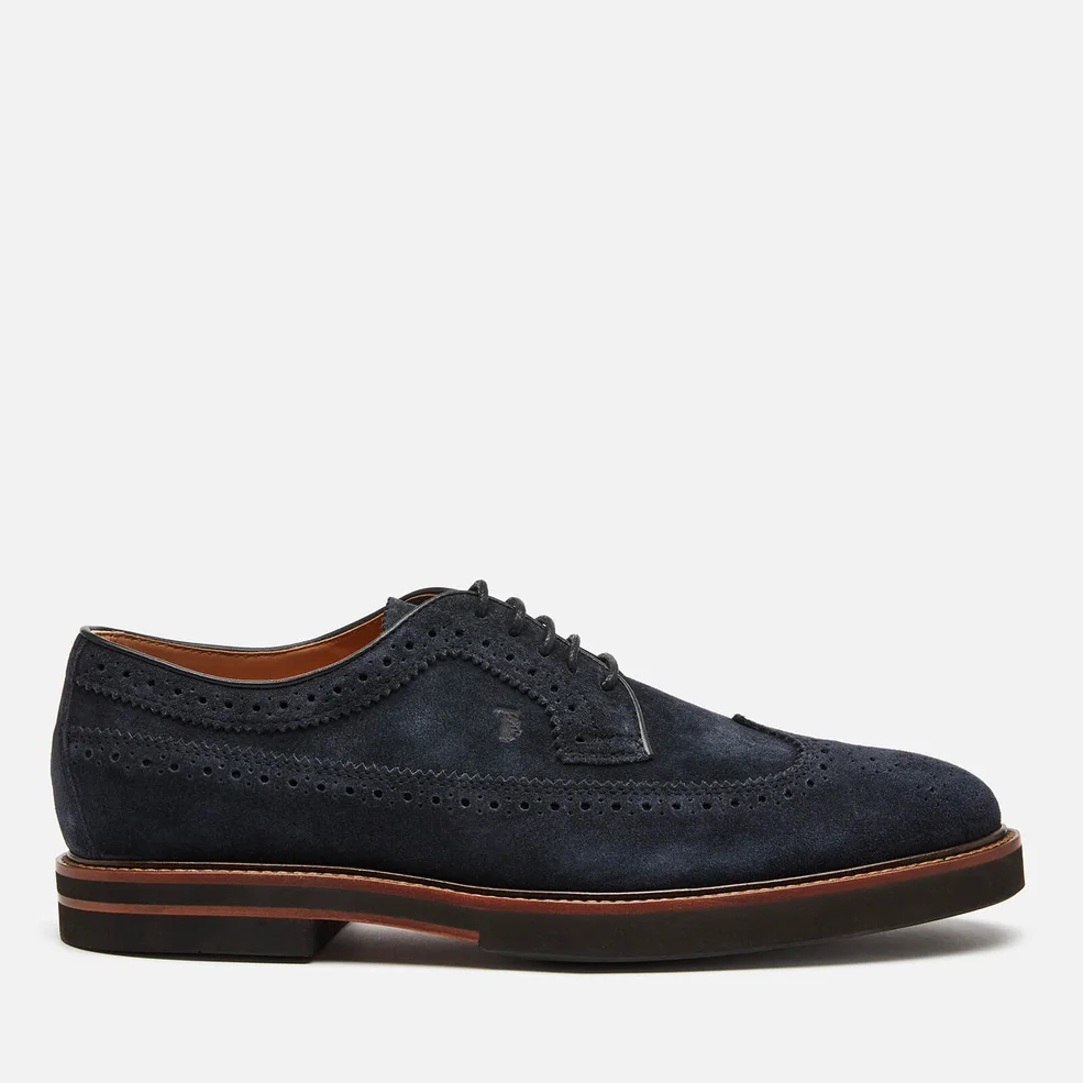 Tod's Men's Suede Derby Shoes - Night Image 1