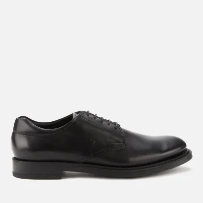 Tod's Men's Leather Derby Shoes - Black