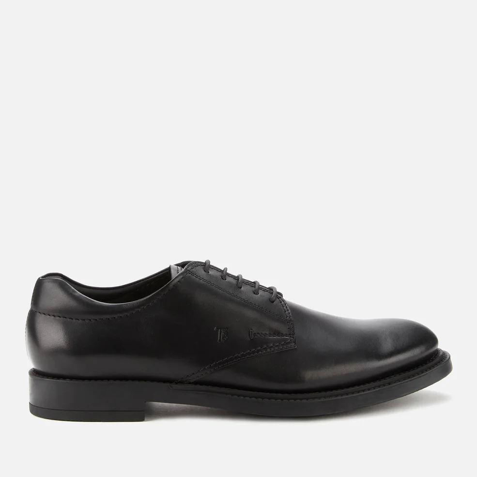 Tod's Men's Leather Derby Shoes - Black Image 1