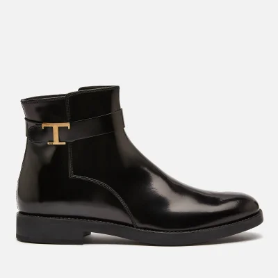 Tod's Women's T Leather Chelsea Boots - Black