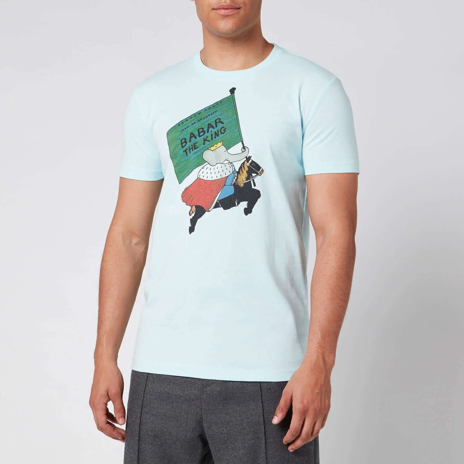 Lanvin Men's Babar T-Shirt - Blue Image 1