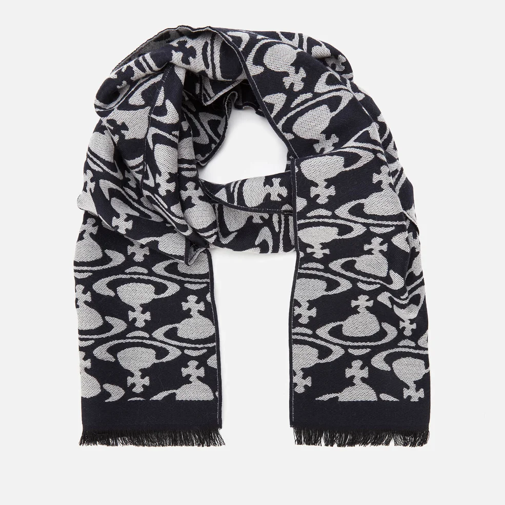 Vivienne Westwood Women's On and Off Scarf - Navy Blue Image 1