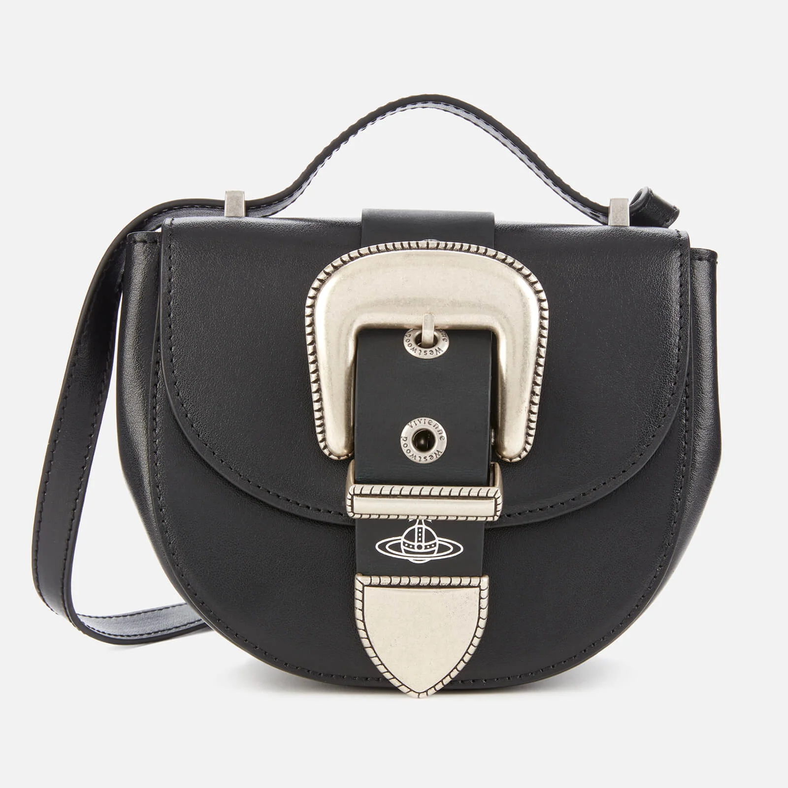 Vivienne Westwood Women's Rodeo Small Saddle Bag - Black Image 1